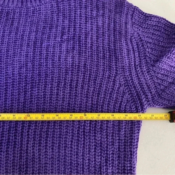 Wilfred Aritzia Astrial Purple Pullover Knit Sweater Size S Crewneck Casual - Picture 5 of 8